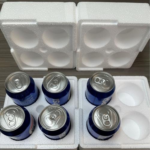 8支裝可樂易拉罐飲料泡沫箱批發 冷藏保鮮運輸快遞專用泡沫箱廠家